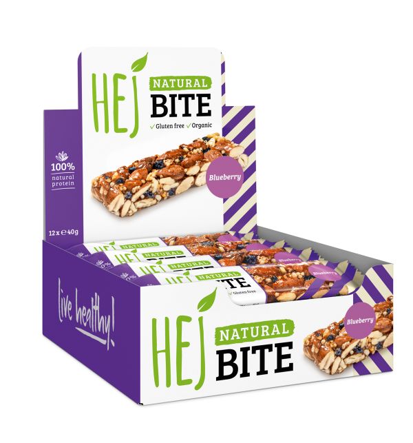 HEJ Natural Bite Organic (12x40g)