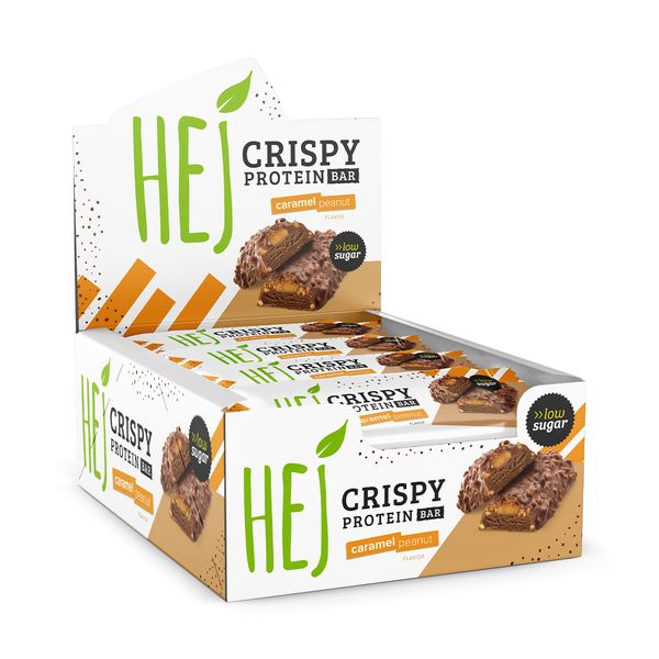 HEJ Crispy Protein Bar Proteinriegel Box (12x45g)