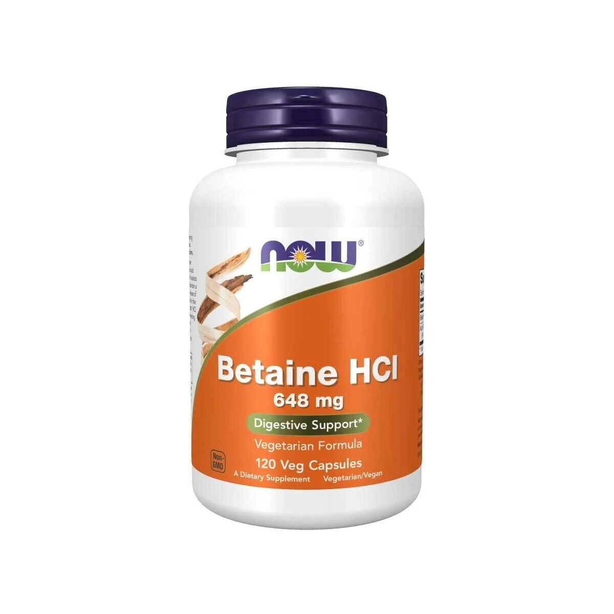 NOW Foods Betaine HCI 648mg 175g Dose