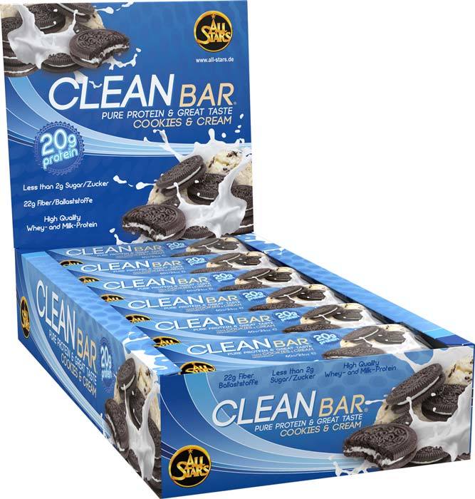 ALL STARS Clean Bar Proteinriegel Box (18x60g)