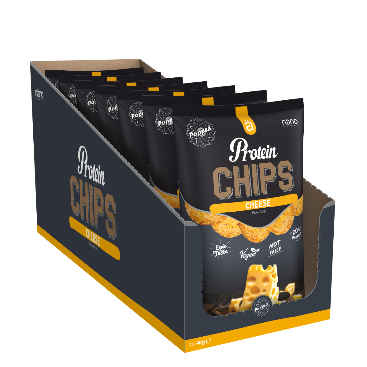 NanoSupps Protein Chips Box 7x40g