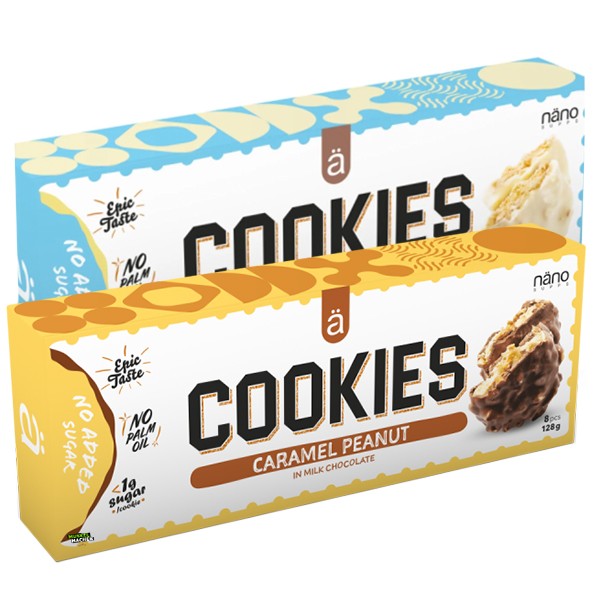 NanoSupps Protein Cookies 8x16g