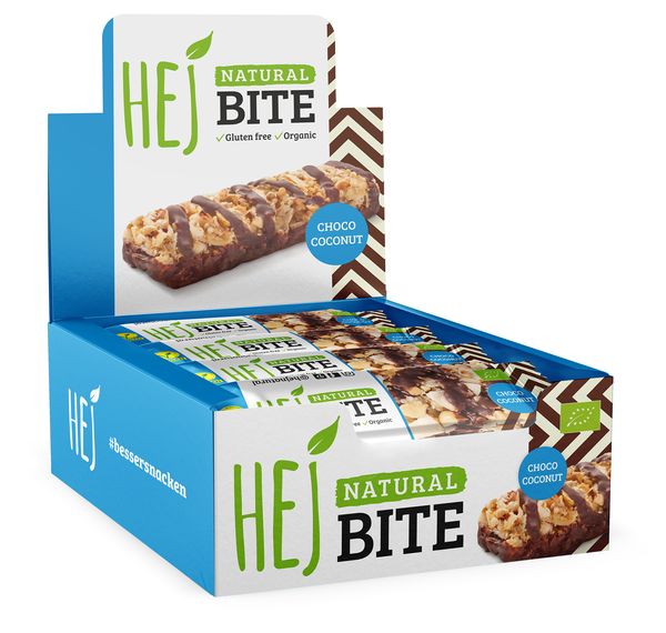 HEJ Natural Bite Organic (12x40g)