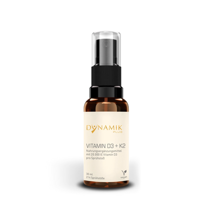 Dynamik Plus Vitamin D3 + K2 30ml Spray ZIMT Geschmack