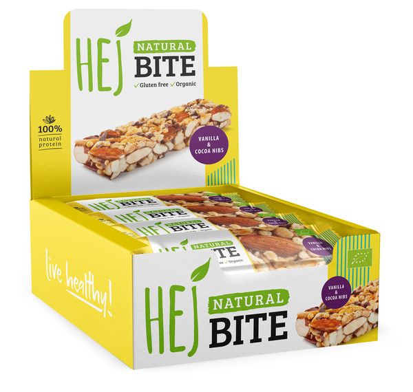 HEJ Natural Bite Organic (12x40g)