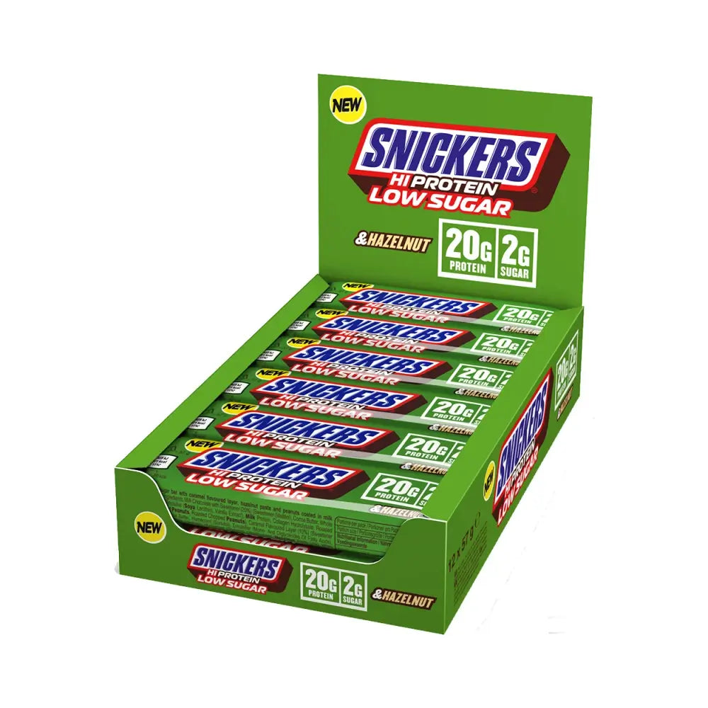 Snickers Hazelnut Low Sugar High Protein Bar 12x57g