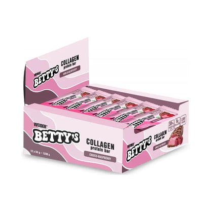 Weider Betty's Collagen Protein Bar Choco-Raspberry 12x50g