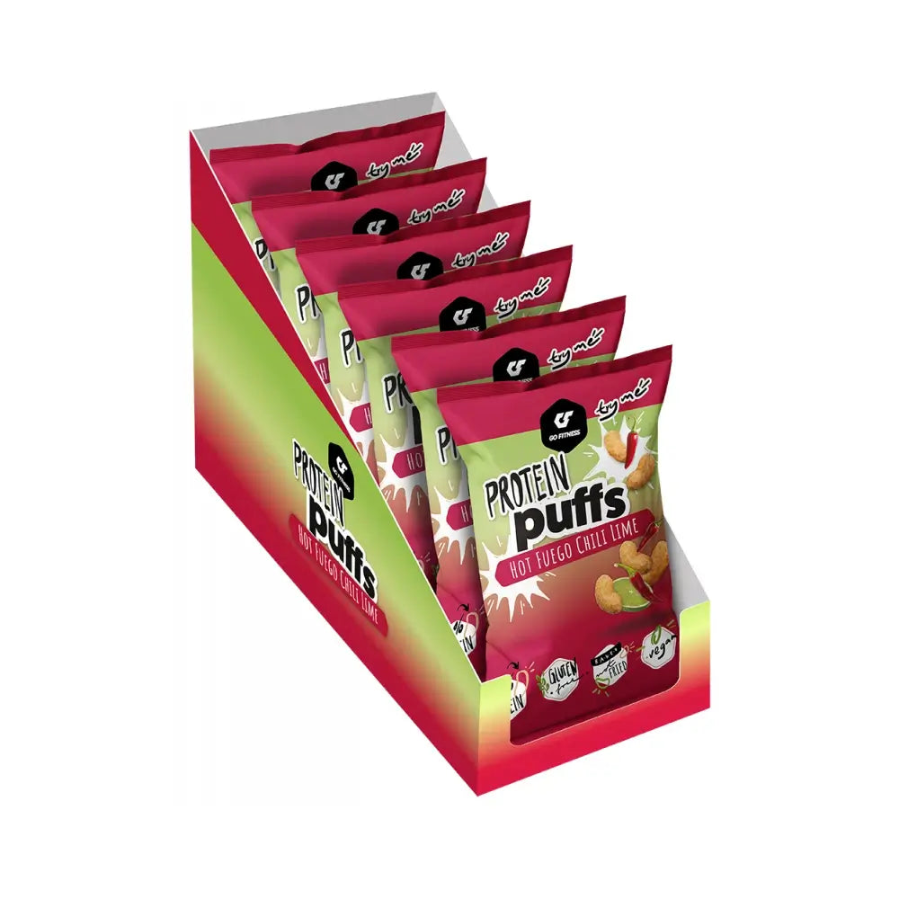 Go Fitness Protein Puffs 12x50g