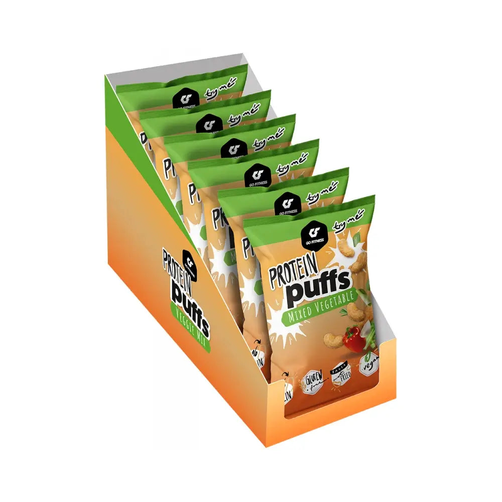 Go Fitness Protein Puffs 12x50g
