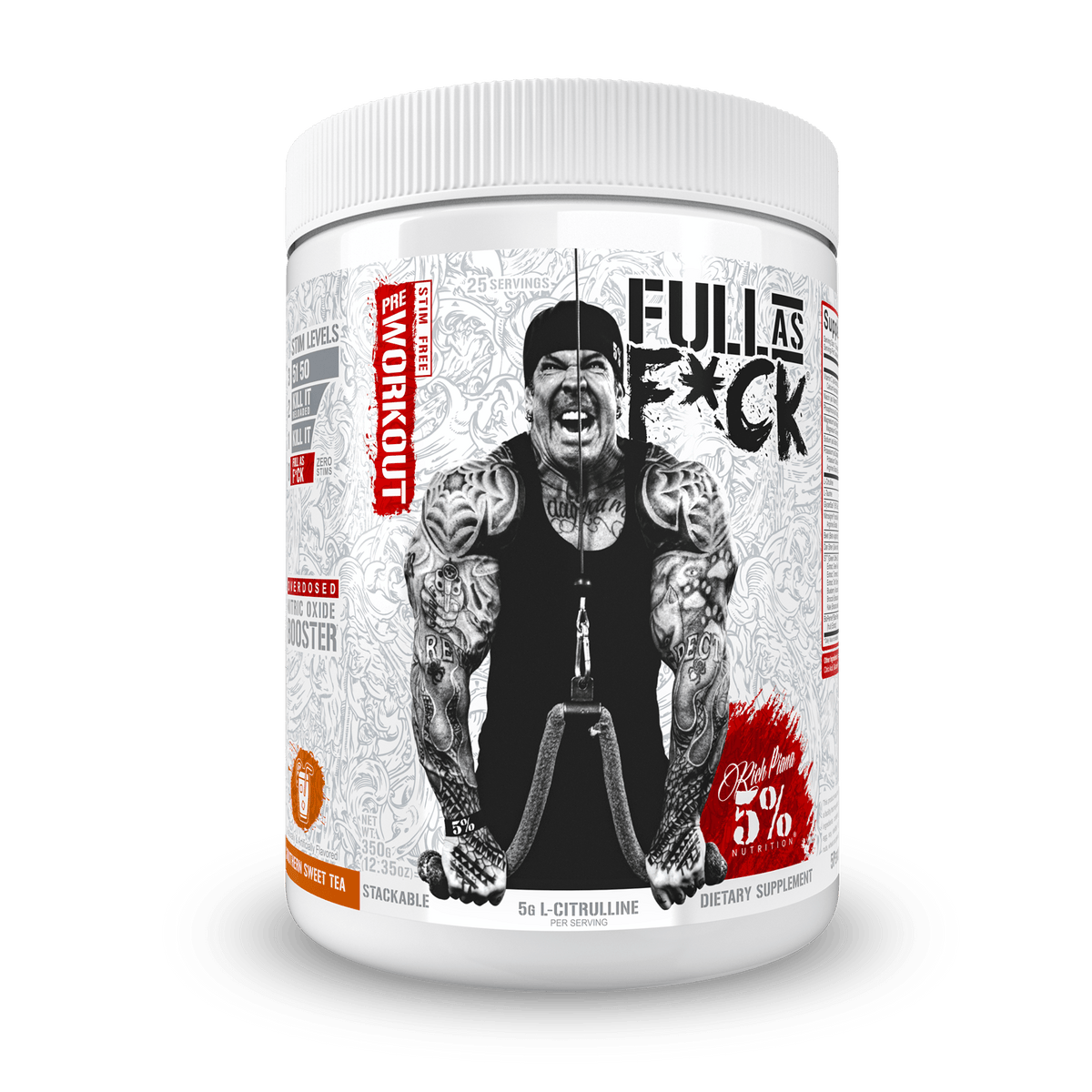 Rich Piana 5%Nutrition Full As F*ck Pre Workout 350g