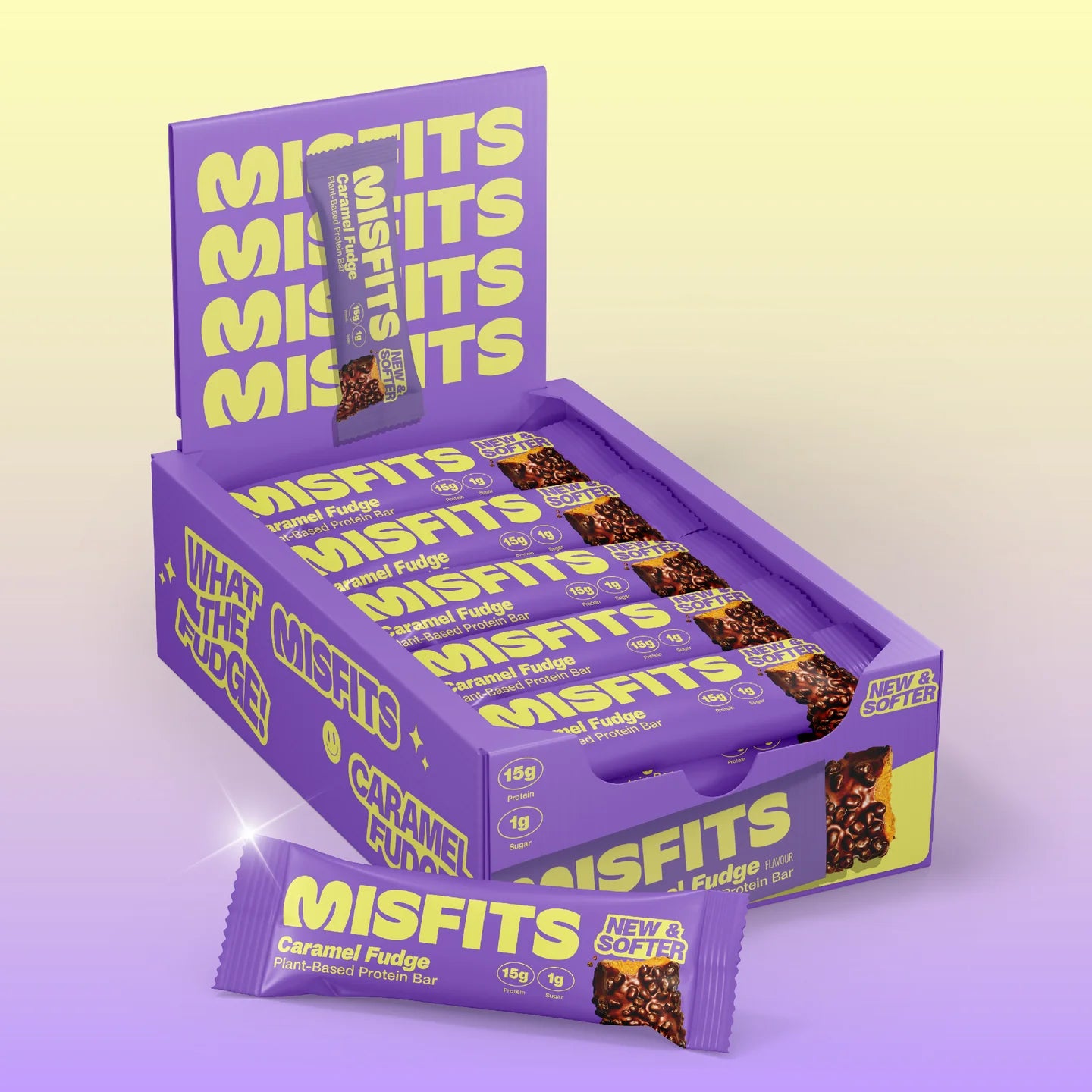 Misfits Vegan Soft Protein Bar 15x50g