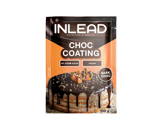 Inlead Nutrition Choc Coating 100g Dark Chocolate