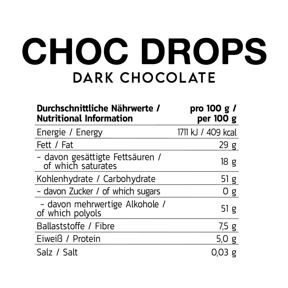 INLEAD Nutrition Choc Drops 150 g