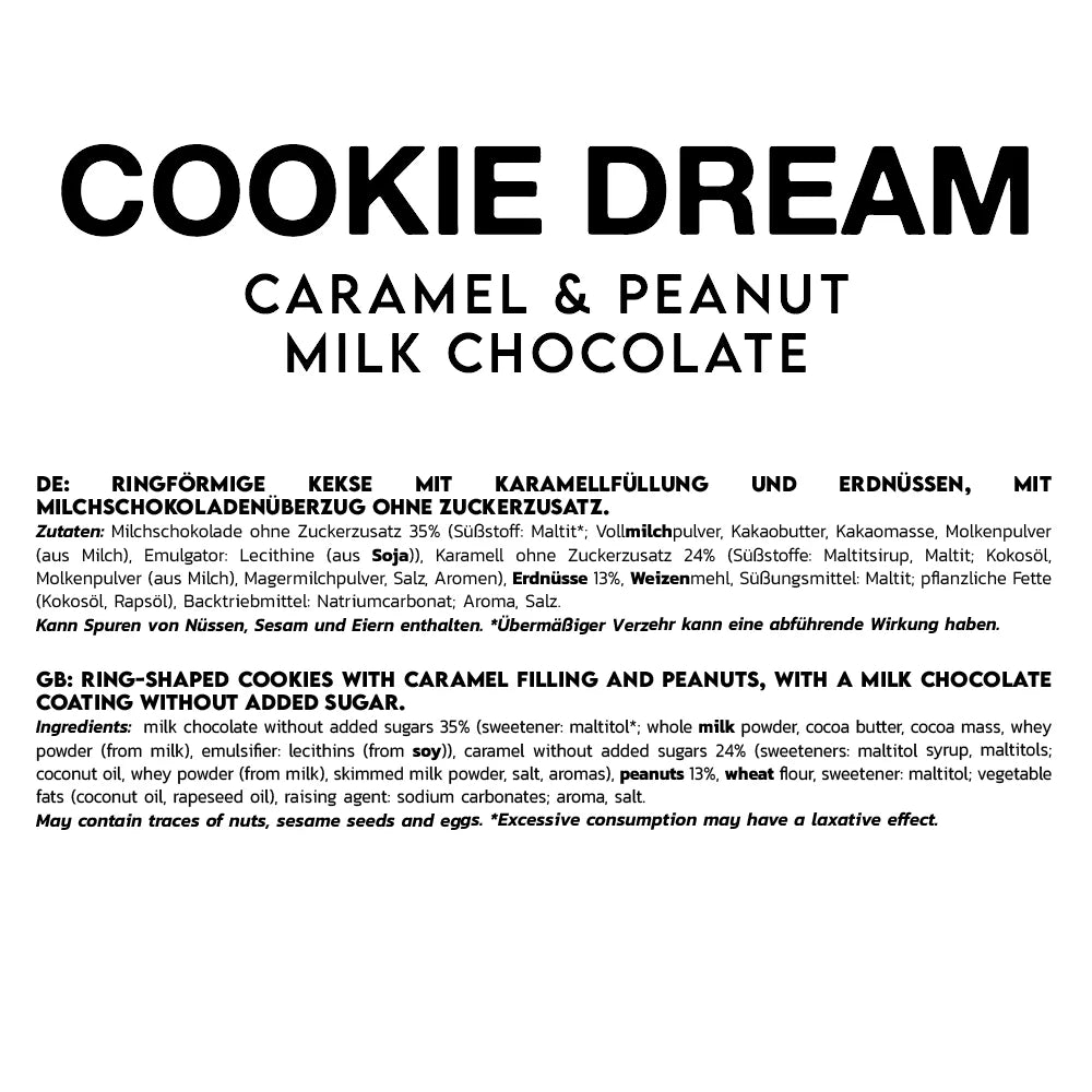 INLEAD Nutrition Cookie Dream Caramel & Peanut 125 g