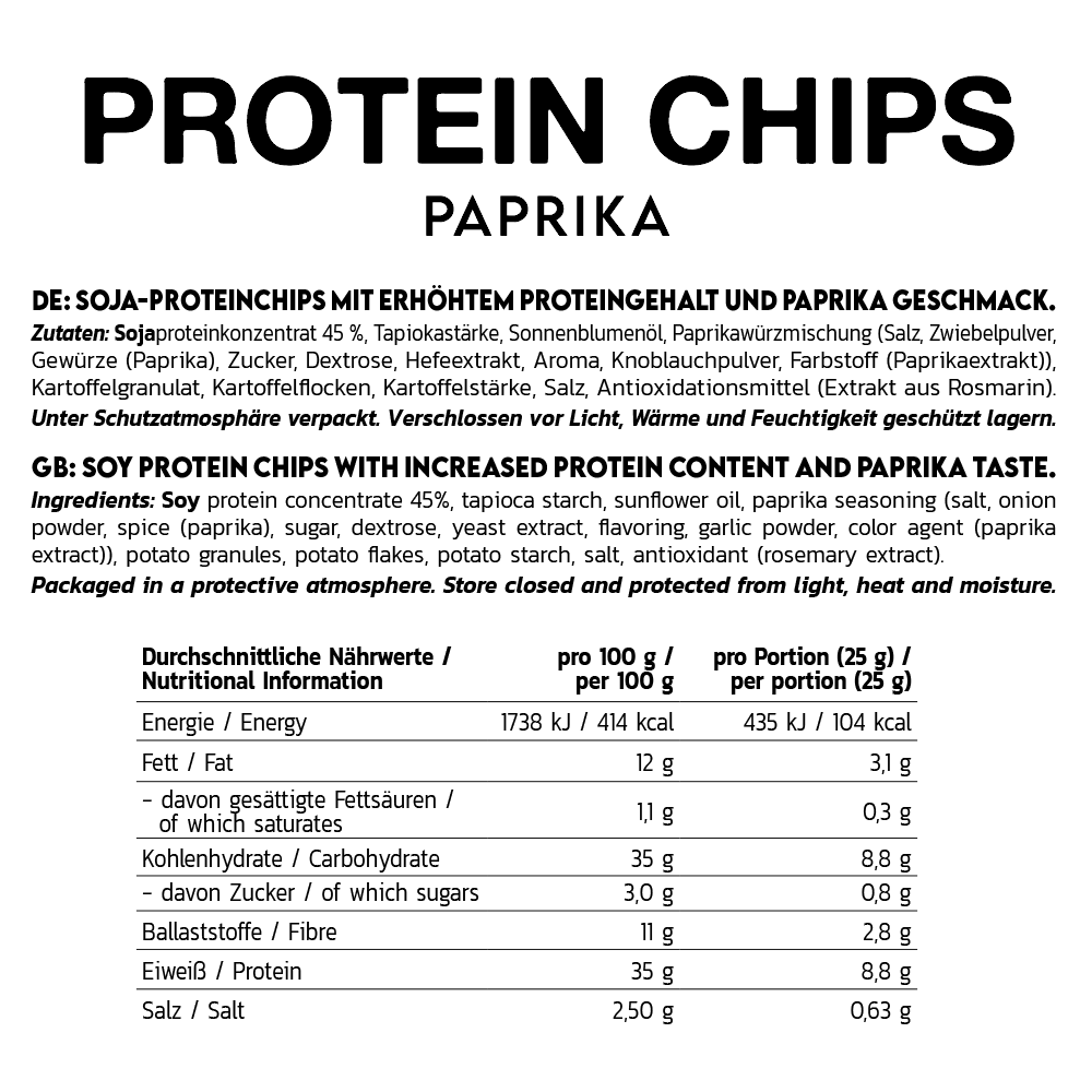 INLEAD Nutrition Protein Chips (6x50g)