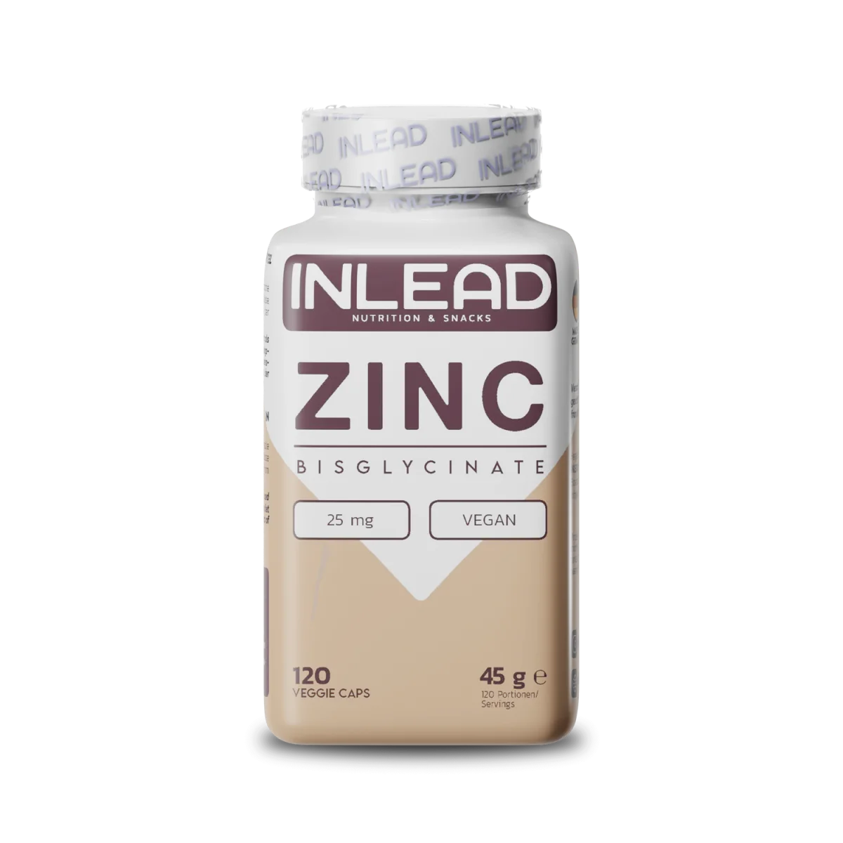 INLEAD Nutrition Zinc Bisglycinate 120 Caps
