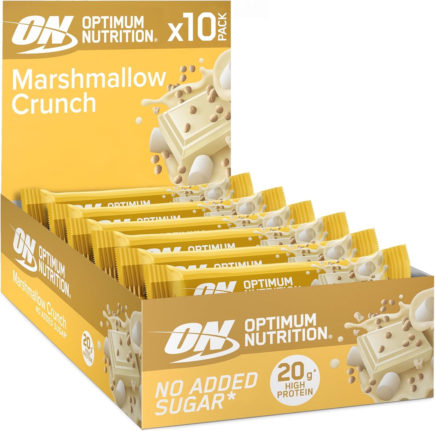 Optimum Nutrition Protein Crisp Bar Proteinriegel 10x65g