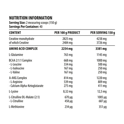 Dorian Yates Metabolic Mass Gainer 6000g