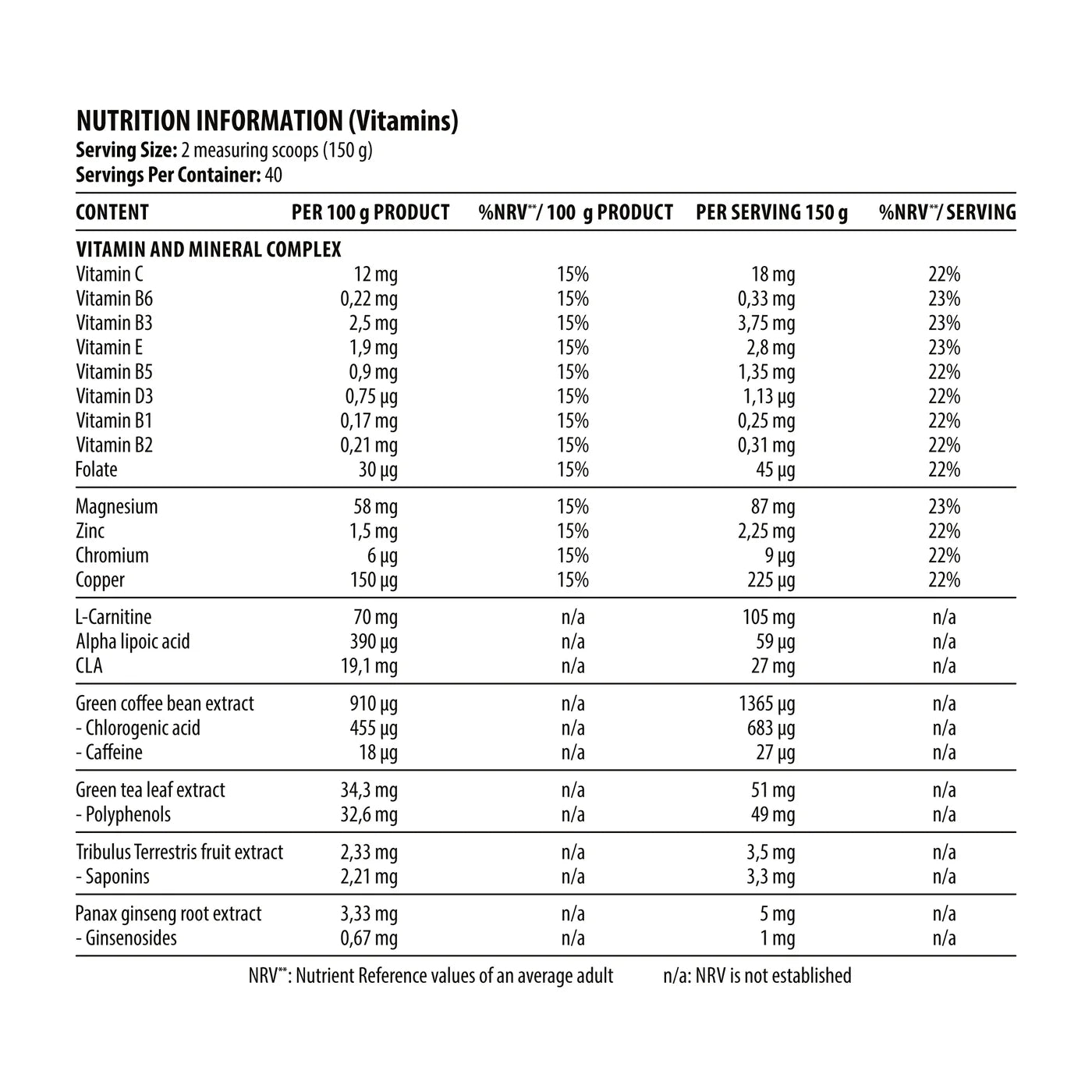 Dorian Yates Metabolic Mass Gainer 6000g