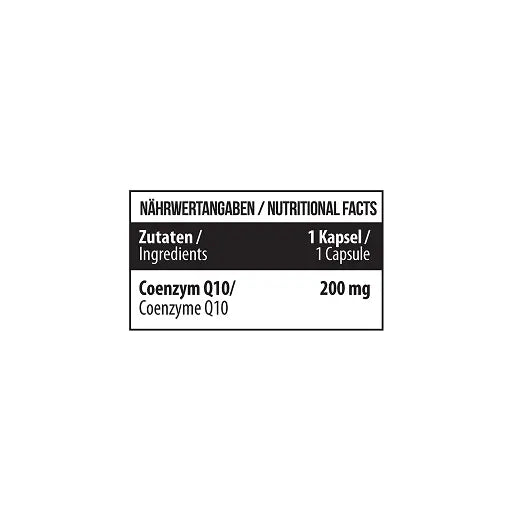 MST Nutrition - Coenzyme Q10 - 200 mg 60 Kapseln