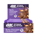 Optimum Nutrition Nutty Chocolate Caramel Protein Bar Proteinriegel Box (10x70g)