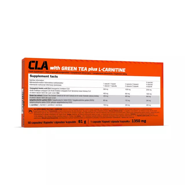 Olimp CLA mit grünem Tee plus L-Carnitin Sport Edition 60 Kapseln