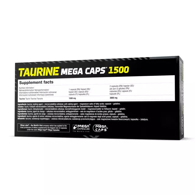 Olimp Taurine Mega Caps 1500 - 120 Kapseln