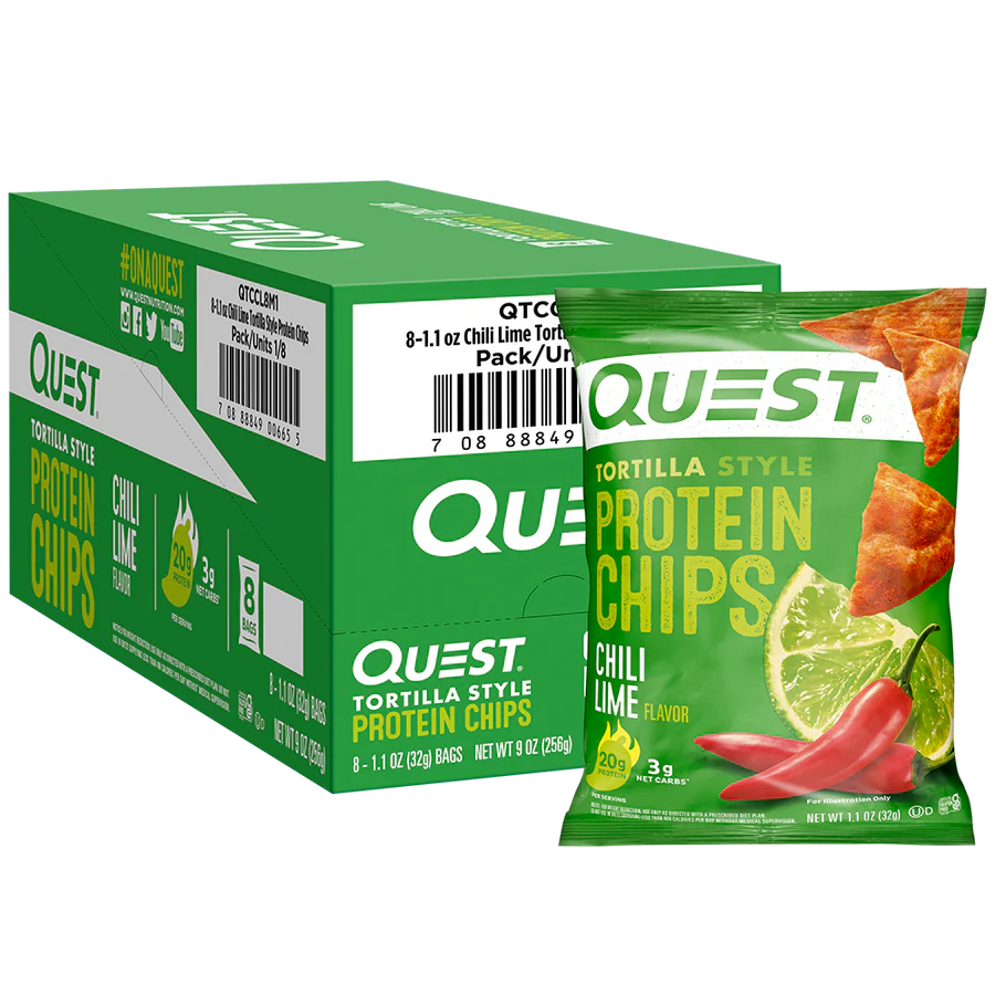 Quest Nutrition Protein Tortilla Chips 8x32g