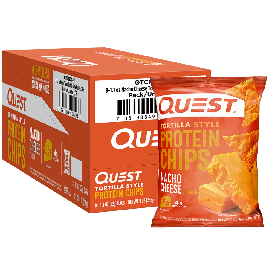 Quest Nutrition Protein Tortilla Chips 8x32g