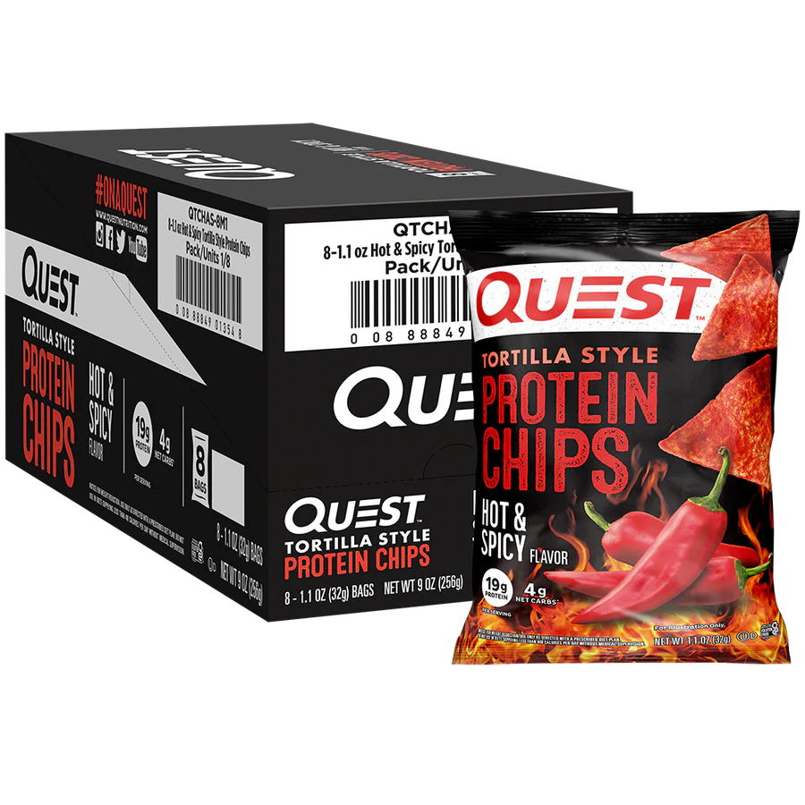 Quest Nutrition Protein Tortilla Chips 8x32g