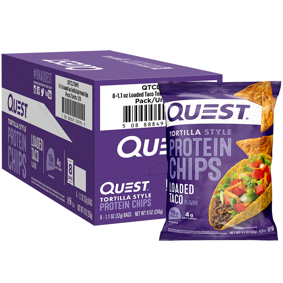 Quest Nutrition Protein Tortilla Chips 8x32g