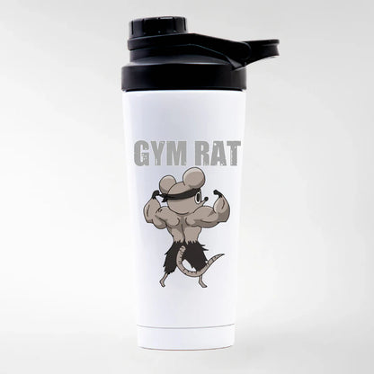 GYM RAT Edelstahl  Shaker