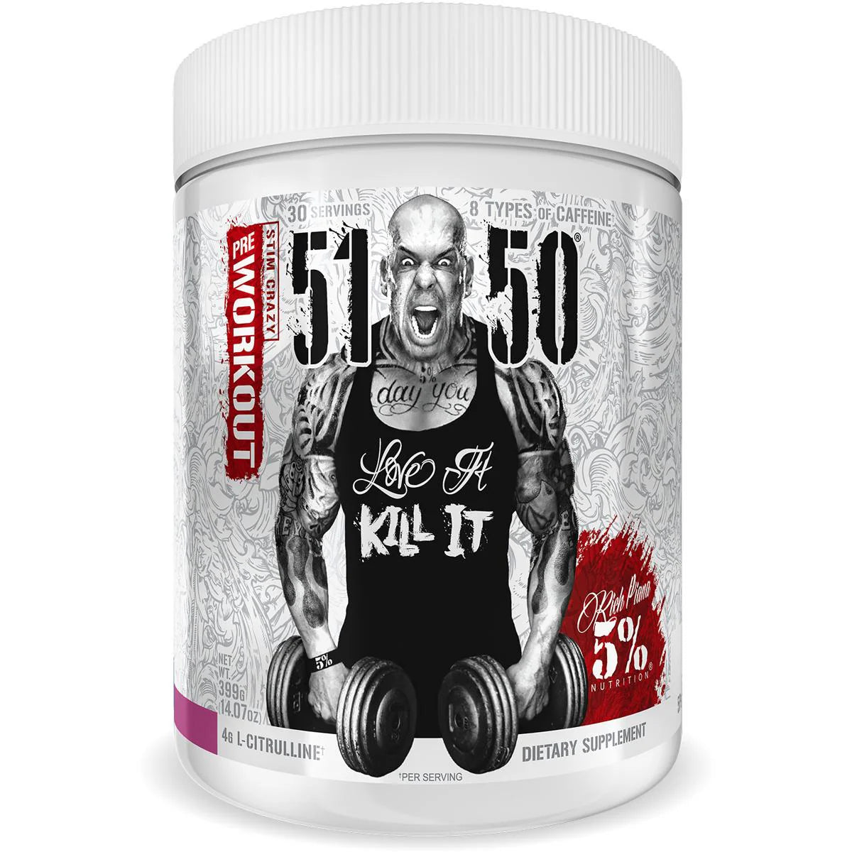 Rich Piana 5%Nutrition 5150 High Stimulant Pre-Workout 375g