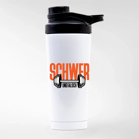 SCHWER UND FALSCH Edelstahl Shaker