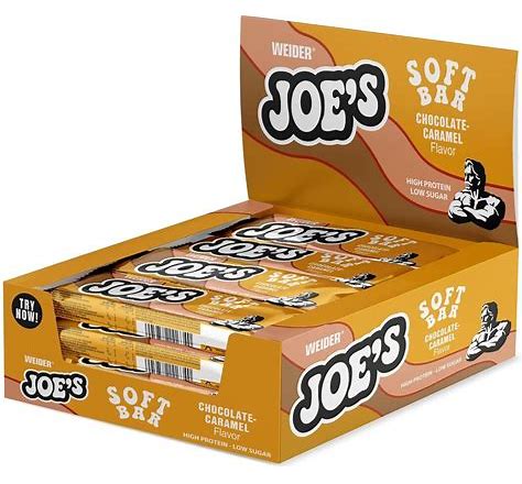 Weider JOE’s SOFT Bar Proteinriegelbox  (12x50g)