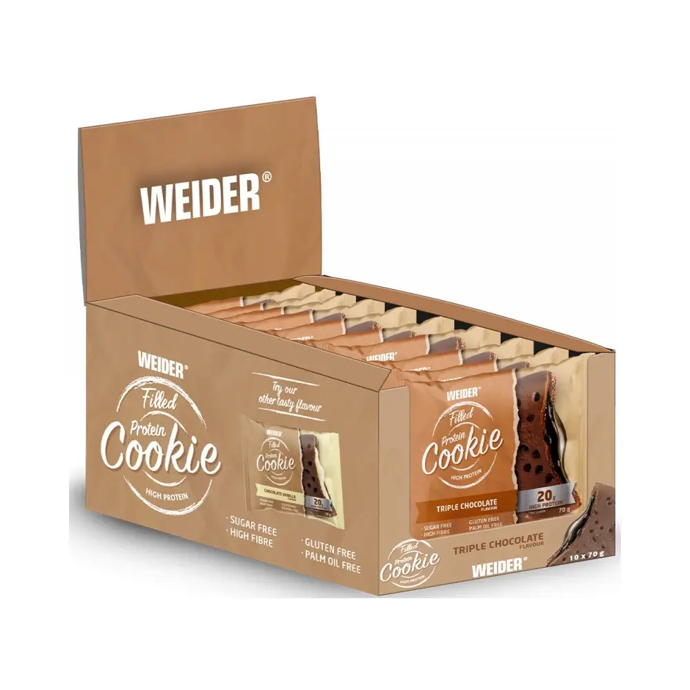 Weider Filled Protein Cookie 10x70g