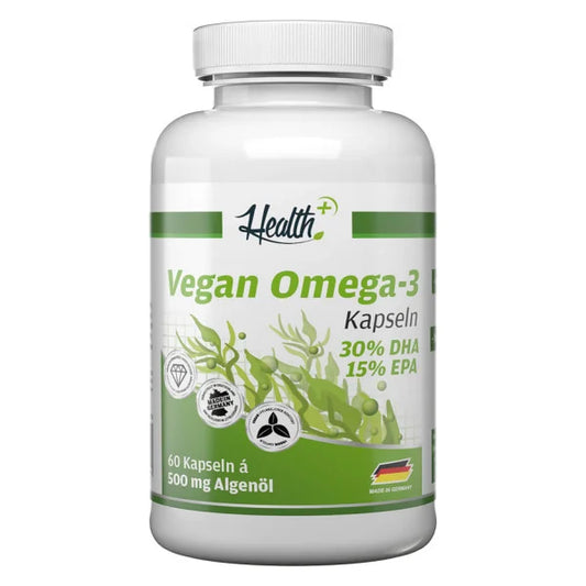 Zec+ Health+ Vegan Omega 3 - 500mg Algenöl 60 Kapseln