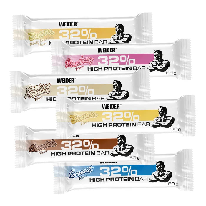 Weider 32% Protein Bar Proteinriegel Box 12x60g