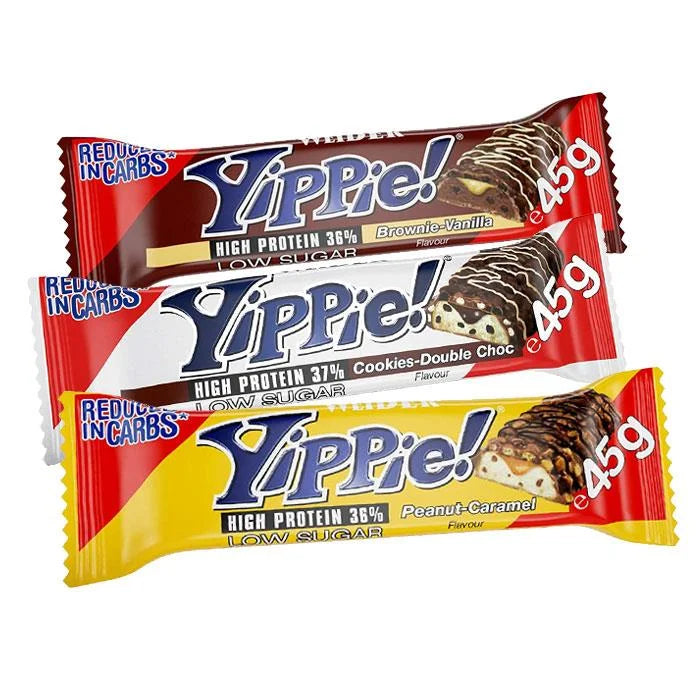 Weider Yippie! Bar Proteinriegel Box (12x45g)