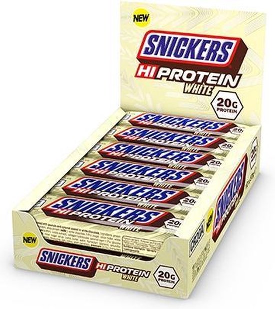 Snickers Hi Protein White Bar Proteinriegel Box (12x57g)