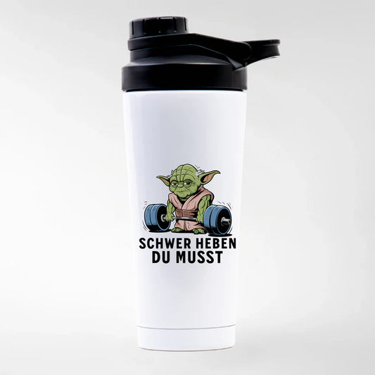 SCHWER HEBEN Edelstahl Shaker