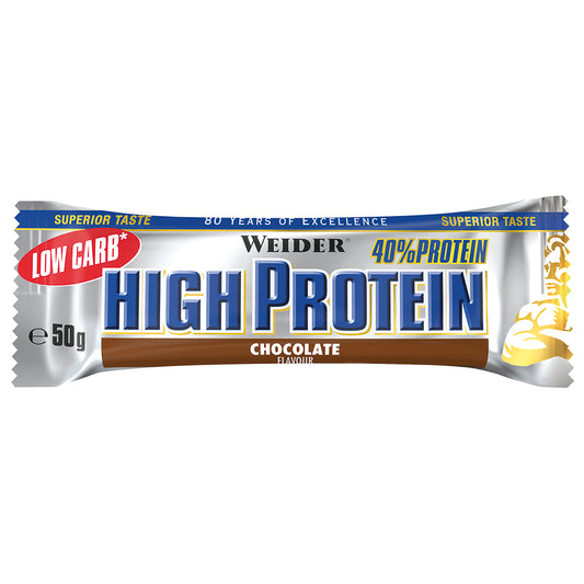 40% Low Carb* High Protein Bar