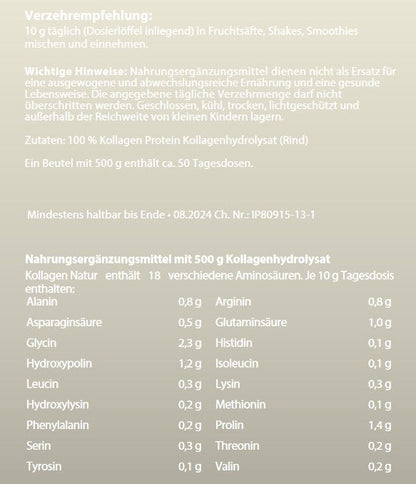 Dynamik Plus Kollagen Natur 500g