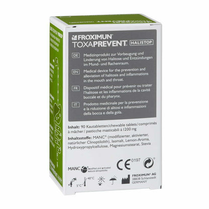 Dynamik Plus TOXAPREVENT® HALISTOP® Kautabletten (ZEOLITH)