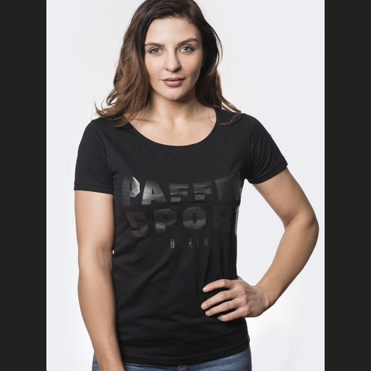 Paffen Sport  Black Logo T-Shirt Lady